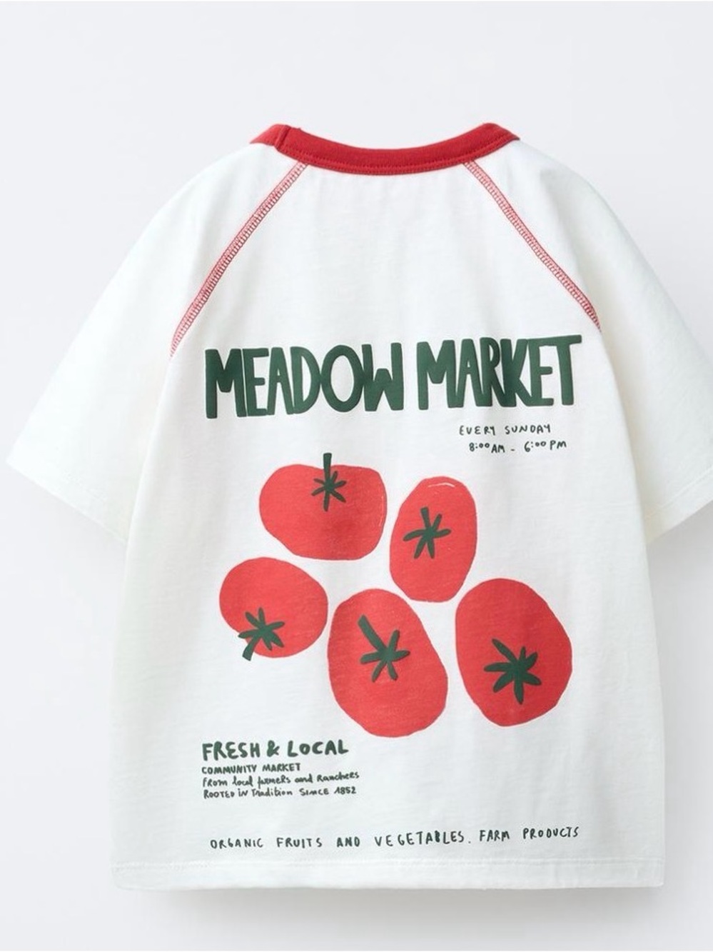 Zara boys tomato t-shirt